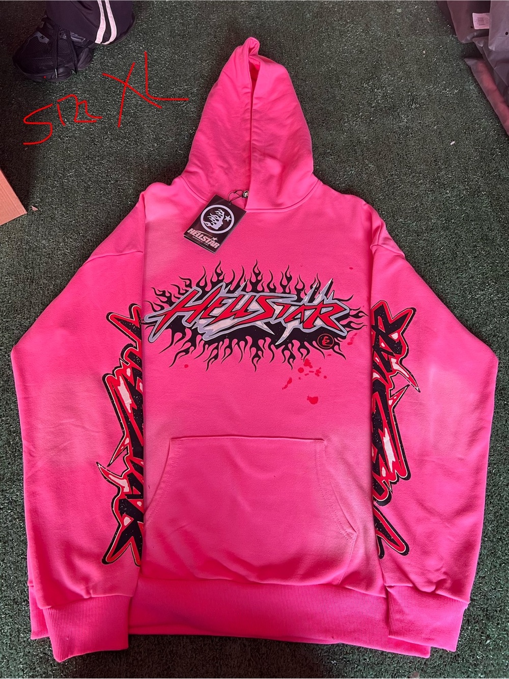 Helstar Men’s Neon Pink Hoodie